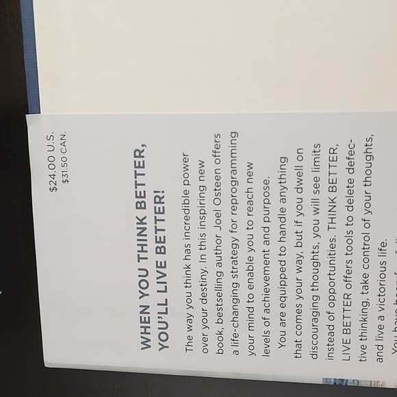 📔2 HARDBACK JOEL OSTEEN BOOKS - Every Day A Friday & Think Better Live Better📔 - Picture 9 of 11